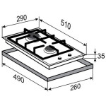 Встраиваемая газовая варочная панель Zigmund & Shtain G 14.3 S