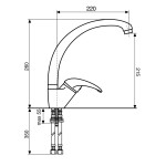 Смеситель для кухни Italmix ECO 0600 GREY