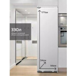 Встраиваемый холодильник Ascoli ASL330WBI