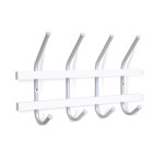 Вешалка Sheffilton SHT-WH11 беленый/алюм.металлик