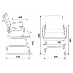 Компьютерное кресло Бюрократ CH-993-Low-V Black