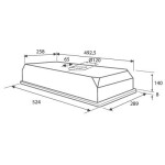 Встраиваемая вытяжка Jetair CA 3 (52) IX