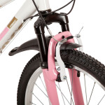 Велосипед Foxx 24 SALSA белый, сталь, размер 14