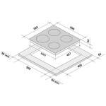 Встраиваемая индукционная варочная панель Krona MERIDIANA 60 BL