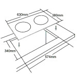 Настольная плита Ginzzu HCI-243