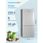 Холодильник Pozis RK-101 серебристый