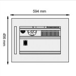Встраиваемый винный шкаф Meyvel MV22-KBB1