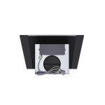 Каминная вытяжка Maunfeld Gloria 60 нержавеющая сталь/черное стекло