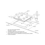 Встраиваемая газовая варочная панель Graude GS 60.1 E