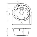 Кухонная мойка Kuppersberg Capri 1B white alabas