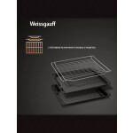 Встраиваемый электрический духовой шкаф Weissgauff EOM 751 PDW