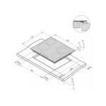 Встраиваемая электрическая варочная панель Darina 4P E323 B