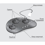 Встраиваемая газовая варочная панель Gefest СГ СН 2120 К1