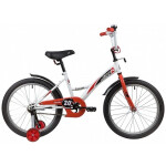 Велосипед Novatrack 203STRIKE.WTR20 белый/красный