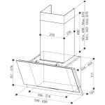Каминная вытяжка Faber Grexia Gres LG/X A60 (330.0543.467)