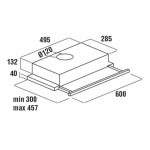 Встраиваемая вытяжка Delonghi KT-A113 BF