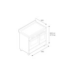 Комбинированная плита Bertazzoni PRO90 6 MFE D ART