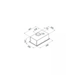 Встраиваемая вытяжка Maunfeld Crosby Singl 5028 нержавеющая сталь