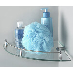 Полка стеклянная угловая WasserKraft K-544