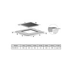 Встраиваемая электрическая варочная панель Korting HK 43051 B