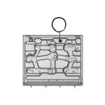 Встраиваемая газовая варочная панель Smeg SRV864POGH