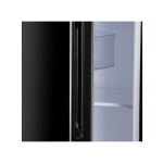 Холодильник Hyundai CS6503FV черное стекло