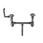 Сифон двойной с переливом Maunfeld 114 D