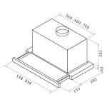 Встраиваемая вытяжка Elica Elite 26 IX/A/90
