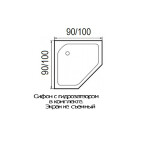 Душевая кабина River Penta 90 (10000003116)