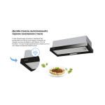 Встраиваемая вытяжка Weissgauff Tel 06 1M BL