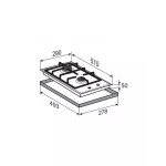 Встраиваемая газовая варочная панель Zigmund & Shtain G 14.3 W