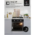 Встраиваемый электрический духовой шкаф Lex EDP 094 BL