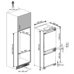 Встраиваемый холодильник Beko BCNA 306 E2S