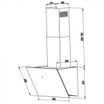 Каминная вытяжка Weissgauff Tau 60 TC WH