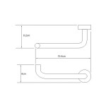 Держатель туалетной бумаги WasserKraft Donau K-9496
