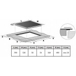 Встраиваемая индукционная варочная панель Korting HI 64013 B
