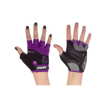 Перчатки для фитнеса Starfit SU-113 черный/фиолетовый/серый XS