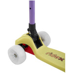 Самокат Ridex 3-х колесный Juicy, 120/80 мм, желтый/фиолетовый (4680459153937)