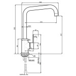 Смеситель для мойки Smeg MI3CR