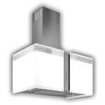 Каминная вытяжка Falmec Mirabilia 67 Platinum vetro (800)