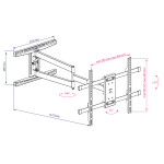 Кронштейн для телевизора Kromax Dix 20 черный