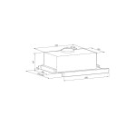 Встраиваемая вытяжка Graude DHF 60.0 S