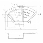 Кухонная мойка Kuppersberg Granda 1B1D black
