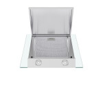 Каминная вытяжка Maunfeld Gloria 60 нержавеющая сталь/прозрачное стекло