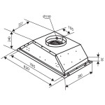 Встраиваемая вытяжка Zigmund & Shtain K 012.7 B
