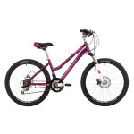 Велосипед Novatrack 24SHD.JENNYPRO.14CH23 вишневый