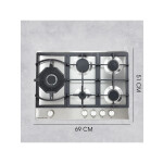 Встраиваемая газовая варочная панель Zigmund & Shtain G 14.7 S