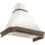 Каминная вытяжка Elikor Пергола 60П-650-П3Л бежевый/бук светло-коричневый