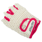Перчатки для фитнеса Starfit SU-110 белый/розовый XS
