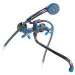 Смеситель для ванны Серп и Молот 3805 голубой